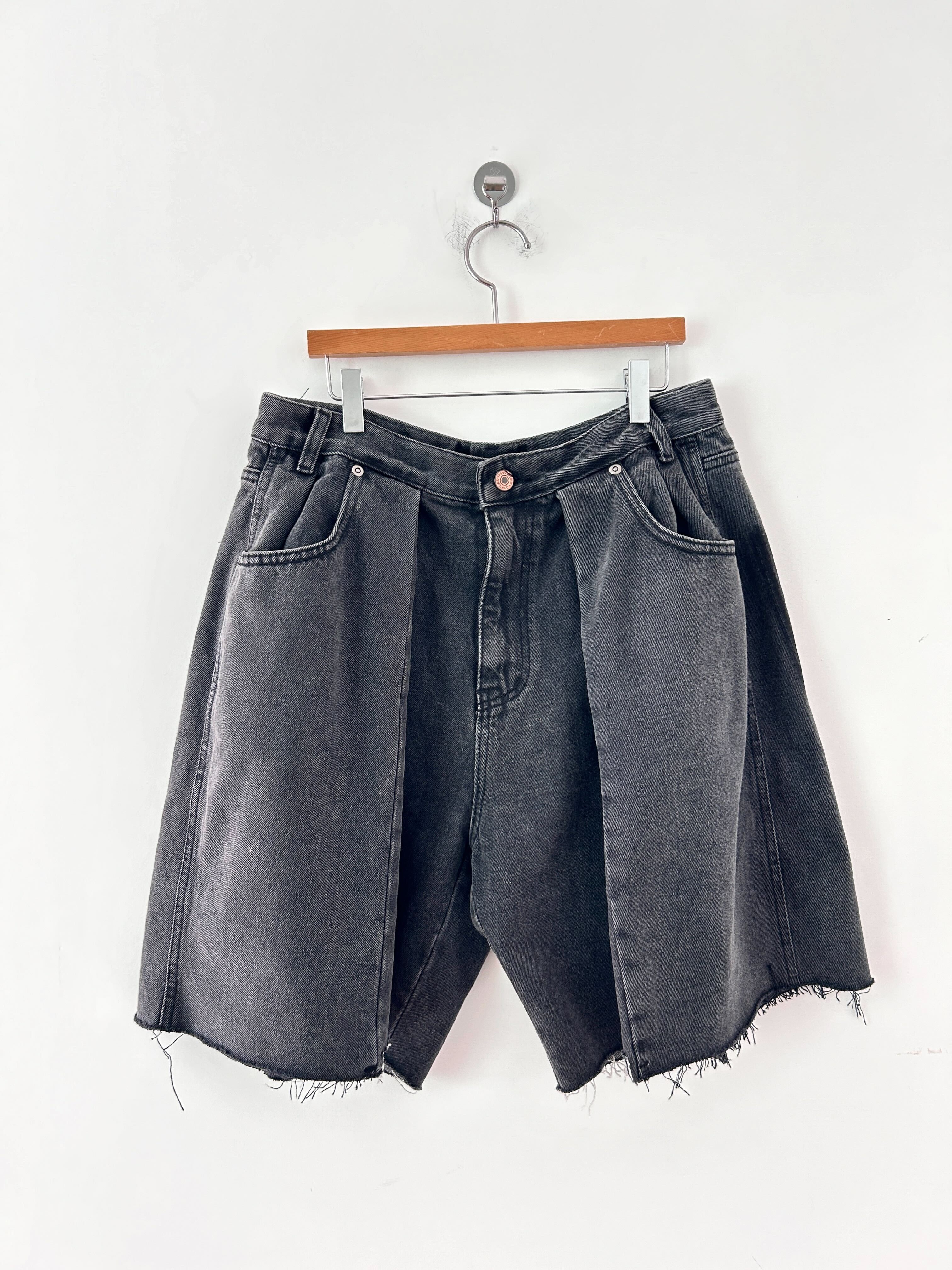 Connected Denim Shorts